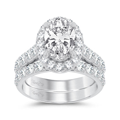 14K 5.00CT Certified Lab Grown Diamond Bridal Ring 67440