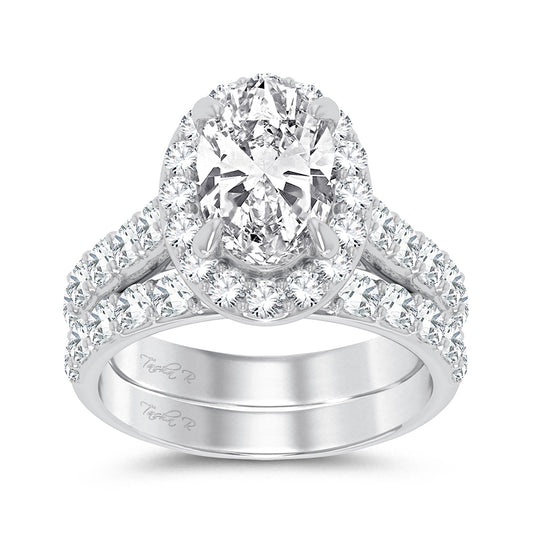 14K 5.00CT Certified Lab Grown Diamond Bridal Ring 67440