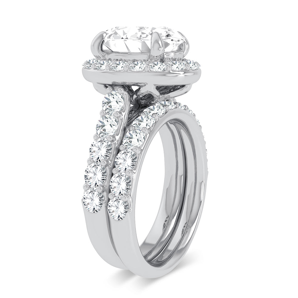 14K 5.00CT Certified Lab Grown Diamond Bridal Ring 67440