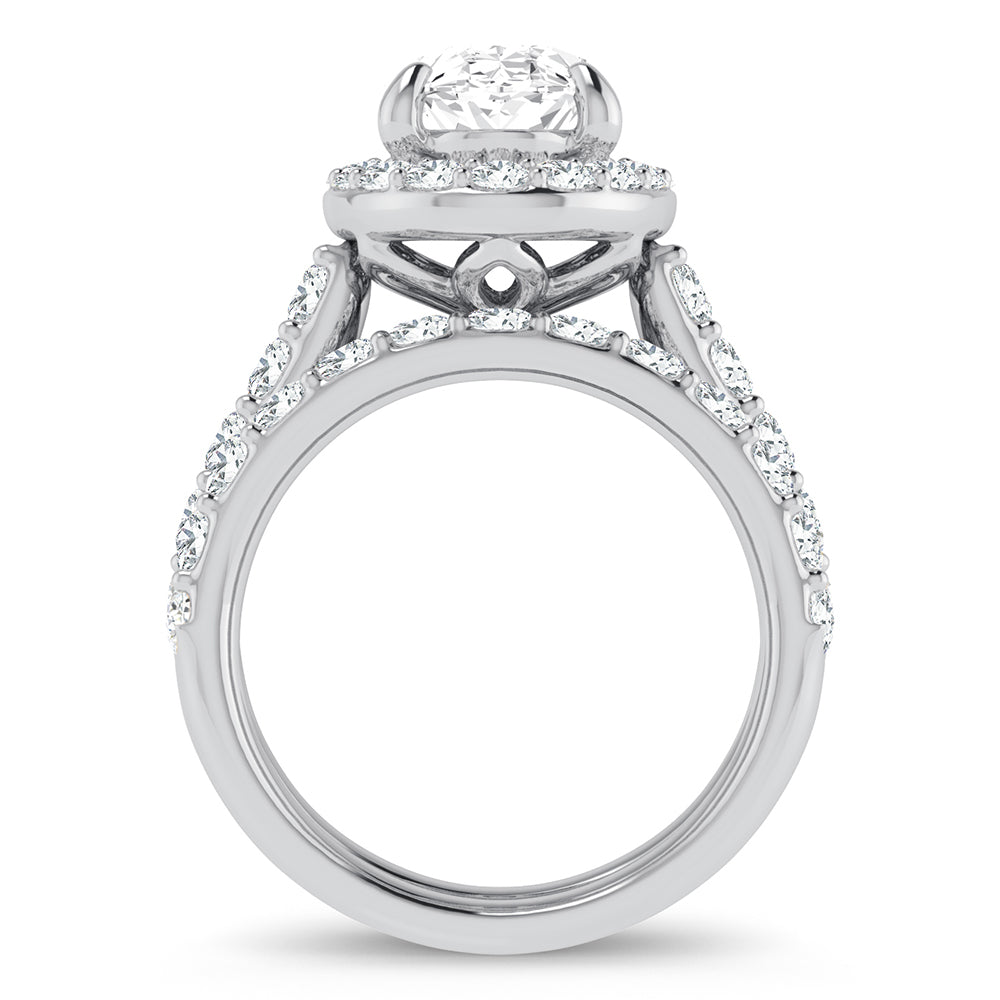 14K 5.00CT Certified Lab Grown Diamond Bridal Ring 67440
