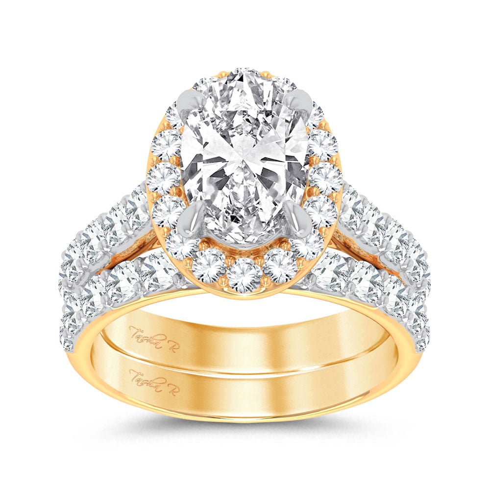 14K 5.00CT Certified Lab Grown Diamond Bridal Ring 67441