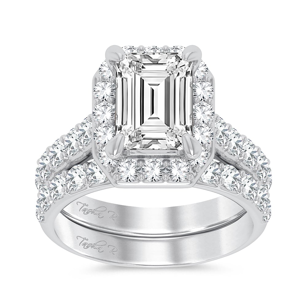 14K 5.00CT Certified Lab Grown Diamond Bridal Ring 67444