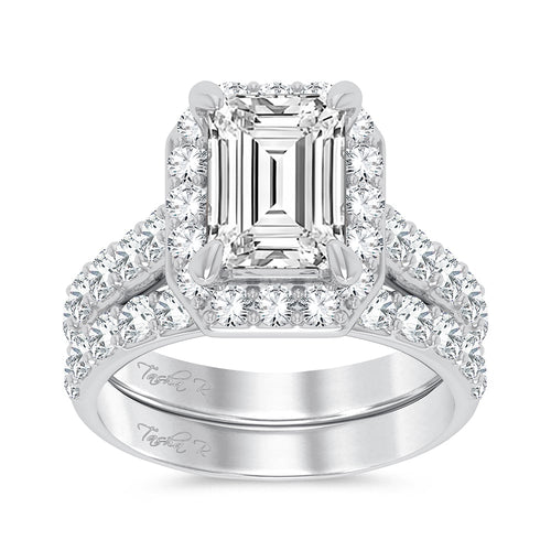 14K 5.00CT Certified Lab Grown Diamond Bridal Ring 67444