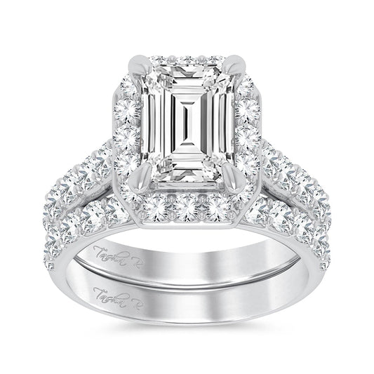 14K 5.00CT Certified Lab Grown Diamond Bridal Ring 67444