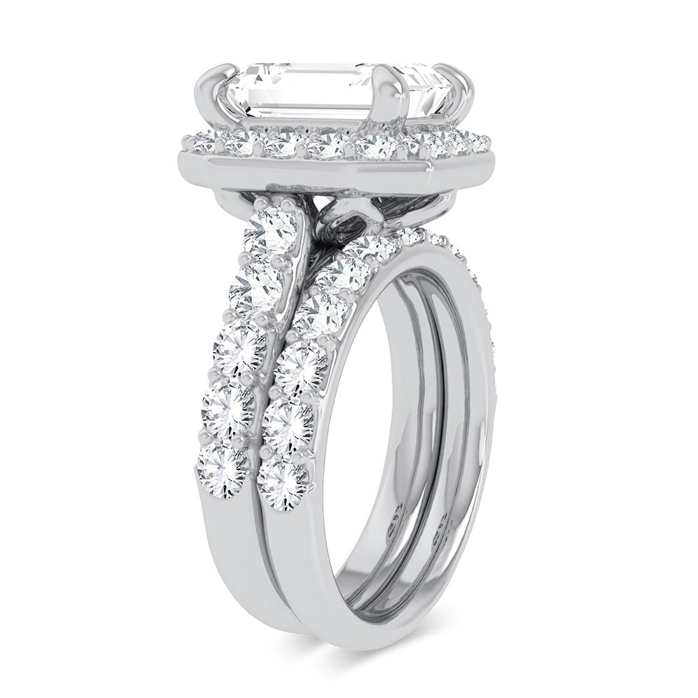 14K 5.00CT Certified Lab Grown Diamond Bridal Ring 67444
