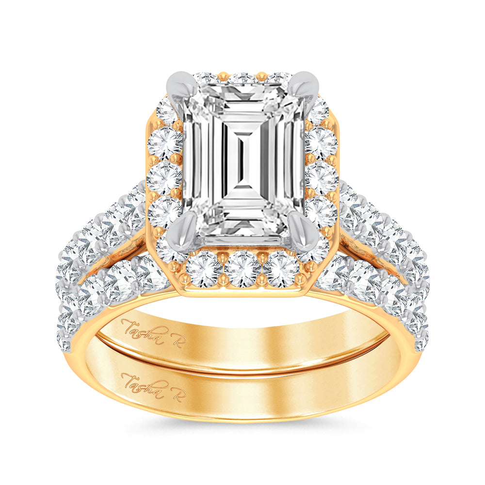 14K 5.00CT Certified Lab Grown Diamond Bridal Ring 67445