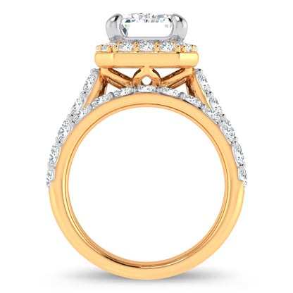 14K 5.00CT Certified Lab Grown Diamond Bridal Ring 67445