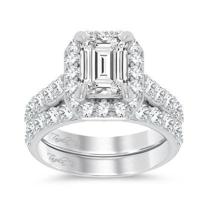 14K 5.00CT Certified Lab Grown Diamond Bridal Ring 67446