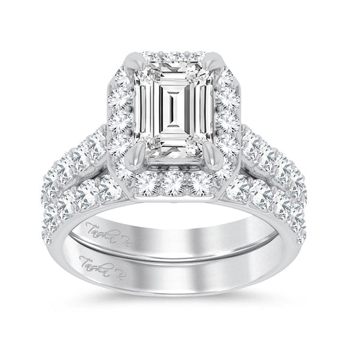 14K 5.00CT Certified Lab Grown Diamond Bridal Ring 67446