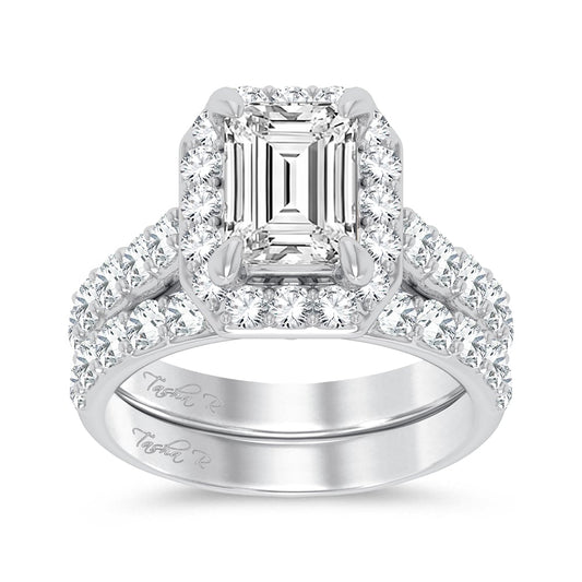 14K 5.00CT Certified Lab Grown Diamond Bridal Ring 67446