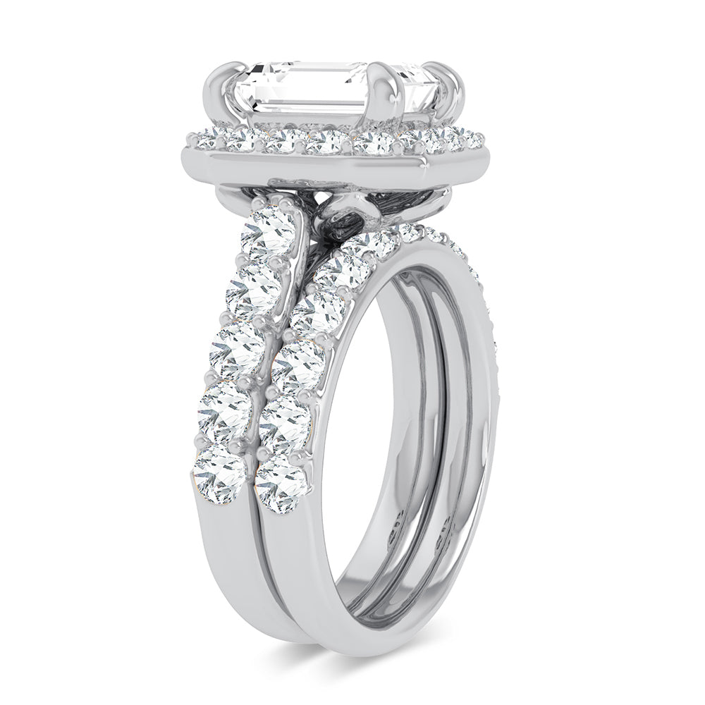 14K 5.00CT Certified Lab Grown Diamond Bridal Ring 67446
