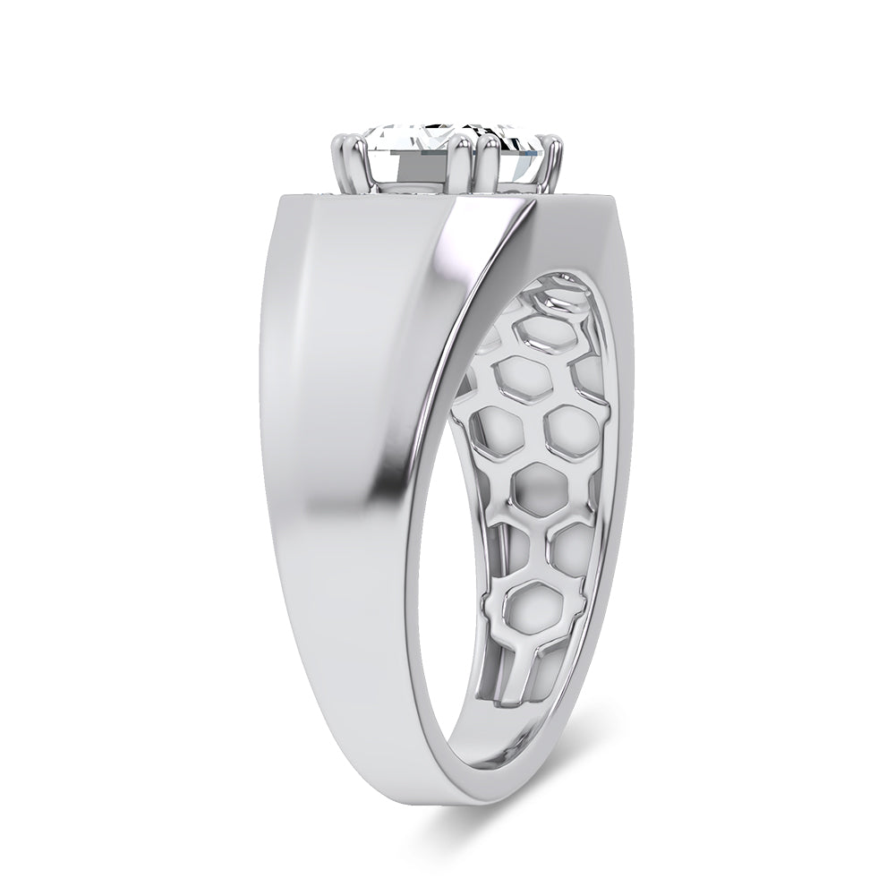 14K 1.98CT Certified Lab Grown Mens Ring 67464