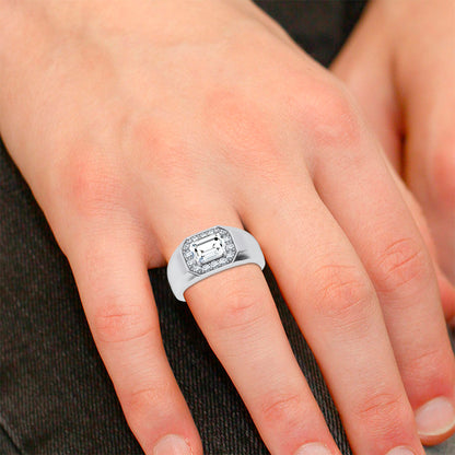 14K 1.98CT Certified Lab Grown Mens Ring 67464