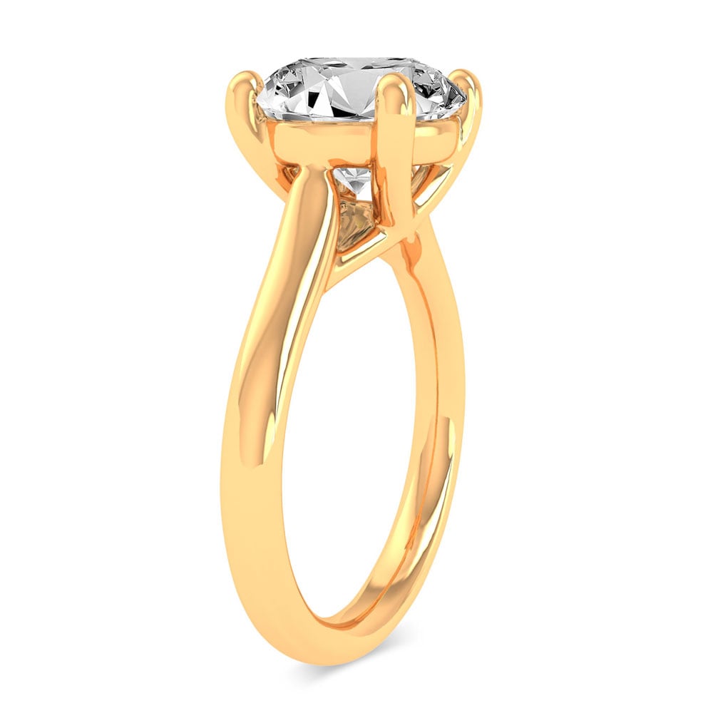 14K 3.00CT Certified Lab Grown Engagement Ring 67467