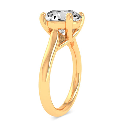 14K 3.00CT Certified Lab Grown Engagement Ring 67467