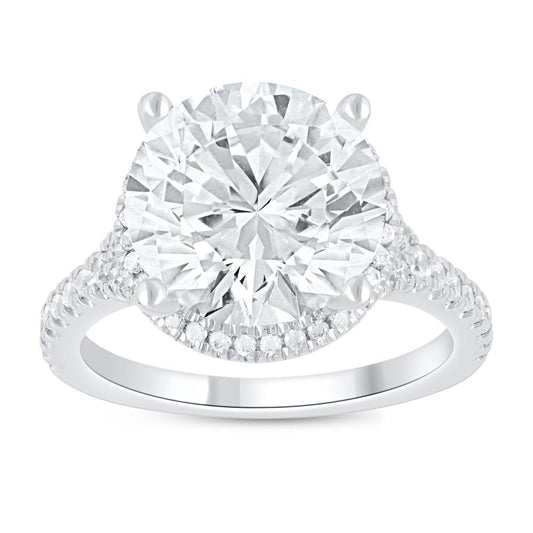 14K 6.50ct Lab Grown Diamond Ring 67564