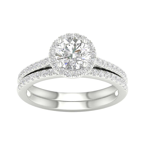 14K 1.50CT Certified Lab Grown Diamond Bridal Ring 67592