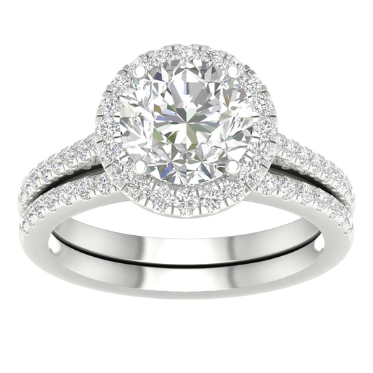 14K 3.00CT Certified Lab Grown Bridal Ring 67596