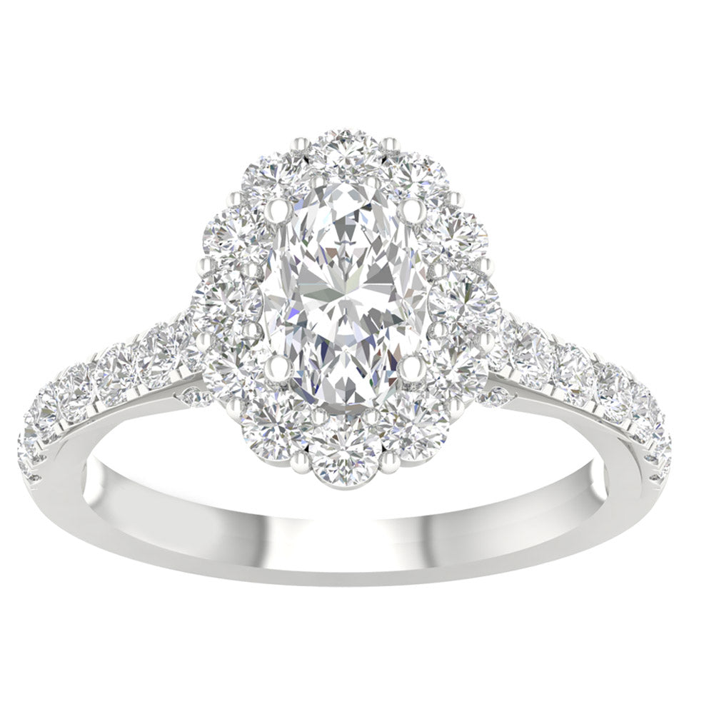 14K 2.00CT  Lab Grown Diamond Engagement Ring 67636