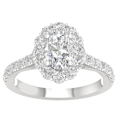 14K 2.00CT  Lab Grown Diamond Engagement Ring 67636