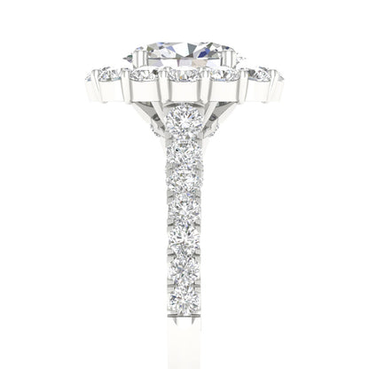 14K 2.00CT  Lab Grown Diamond Engagement Ring 67636