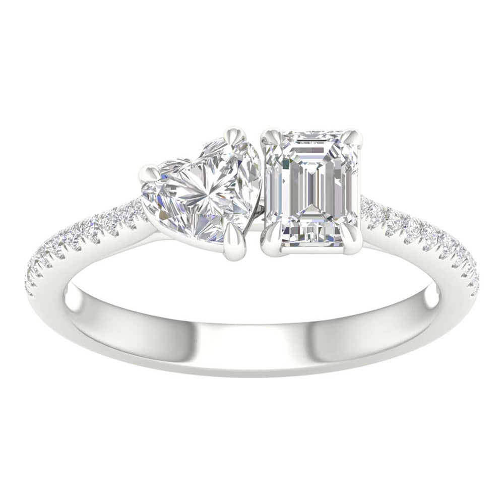 14K 1.15CT Certified Lab Grown Engagement Ring 67717