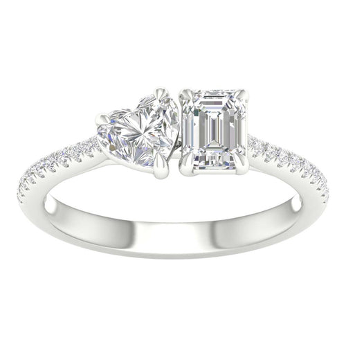 14K 1.15CT Certified Lab Grown Engagement Ring 67717