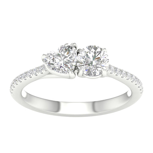 14K 1.15CT Certified Lab Grown Engagement Ring 67721