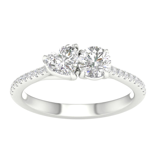 14K 1.15CT Certified Lab Grown Engagement Ring 67721