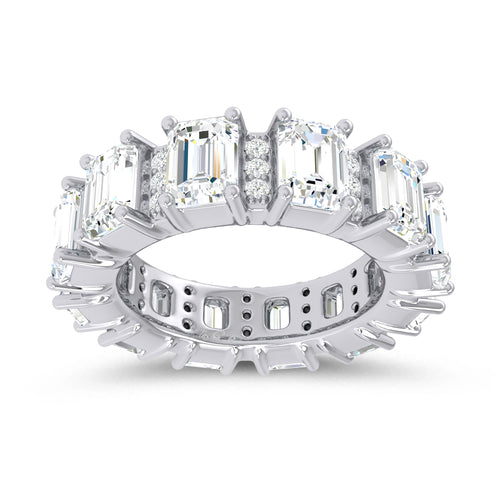 14K 5.00CT Certified Lab Grown Band 67744