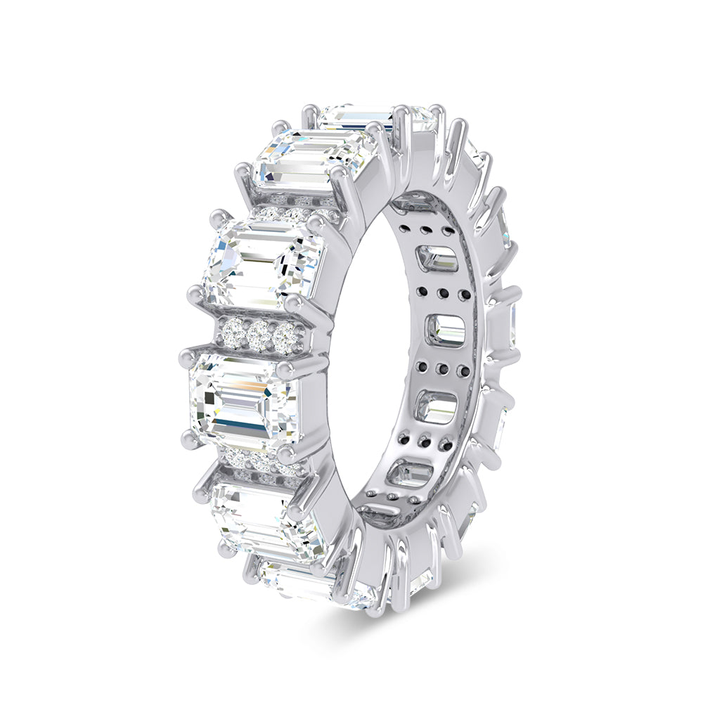 14K 5.00CT Certified Lab Grown Band 67744