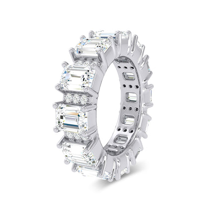 14K 5.00CT Certified Lab Grown Band 67744