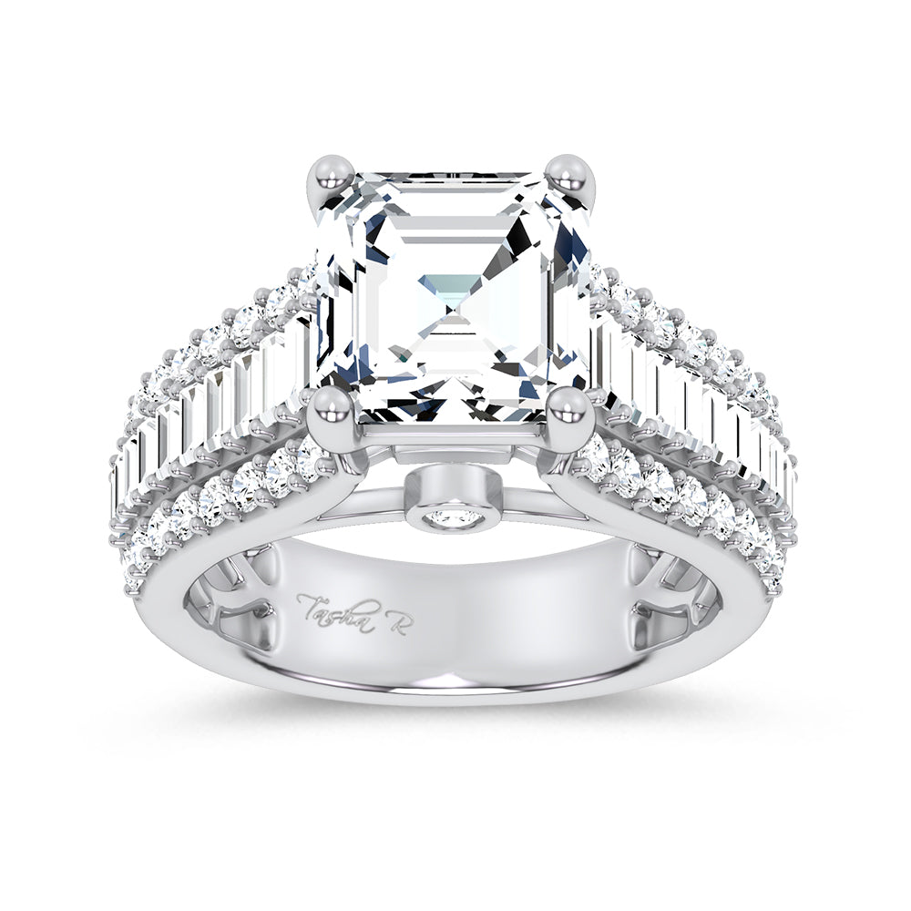 14K 4.00CT Certified Lab Grown Engagement Ring 67746