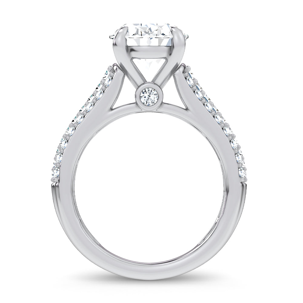 14K 4.00CT Certified Lab Grown Engagement Ring 67747