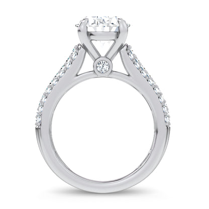 14K 4.00CT Certified Lab Grown Engagement Ring 67747