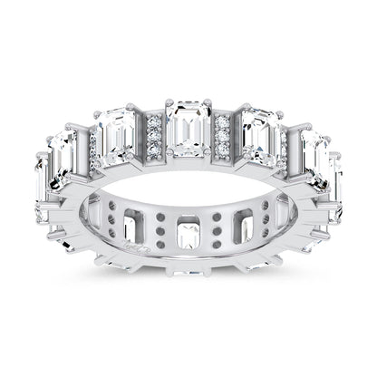 14K 3.17CT Certified Lab Grown Band 67749