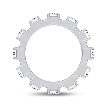 14K 3.17CT Certified Lab Grown Band 67749