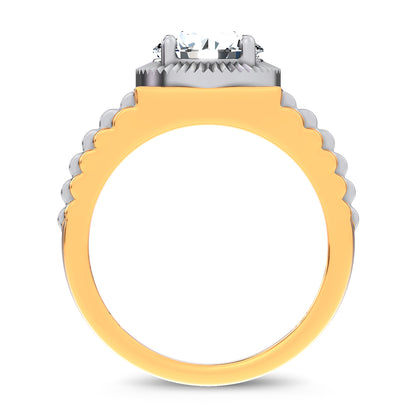 14K 2.00CT Certified Lab Grown Mens Ring 67755