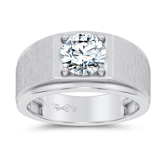14K 2.00CT Certified Lab Grown Mens Ring 67756