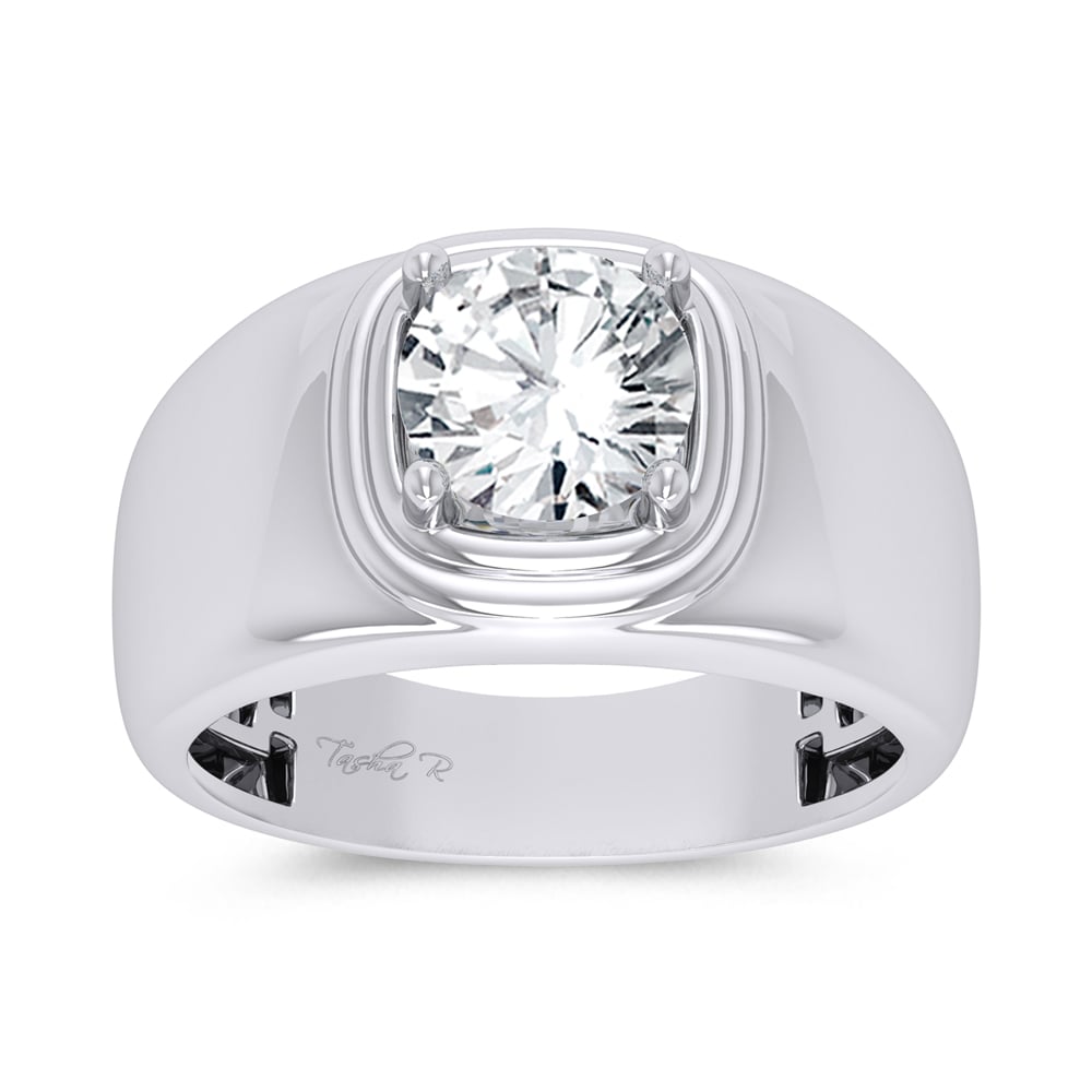 14K 2.00CT Certified Lab Grown Mens Ring 67757