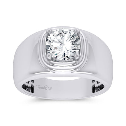 14K 2.00CT Certified Lab Grown Mens Ring 67757