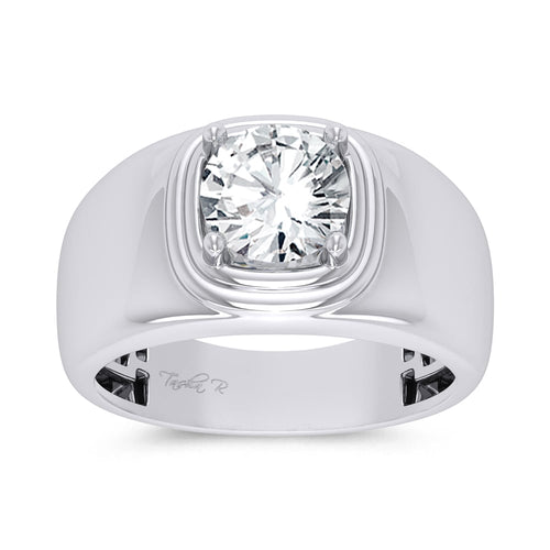 14K 2.00CT Certified Lab Grown Mens Ring 67757