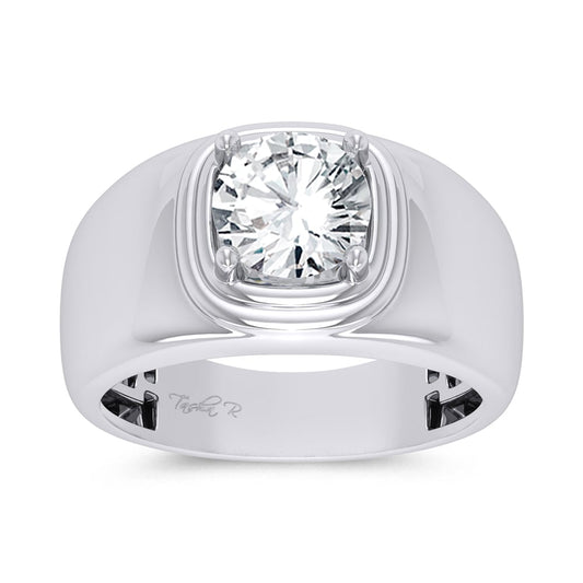 14K 2.00CT Certified Lab Grown Mens Ring 67757