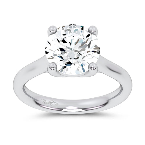 14K 4.00CT  Certified Lab Grown Solitaire Ring 67762