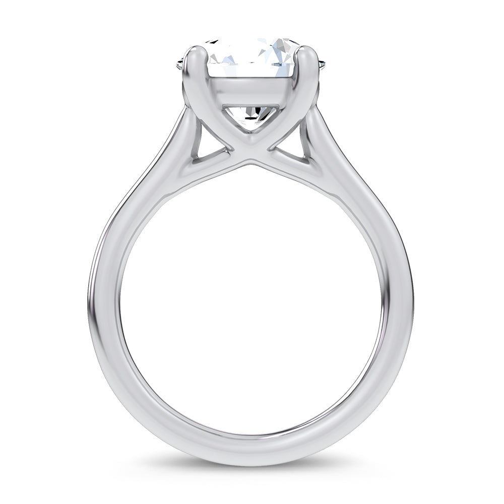 14K 4.00CT  Certified Lab Grown Solitaire Ring 67762