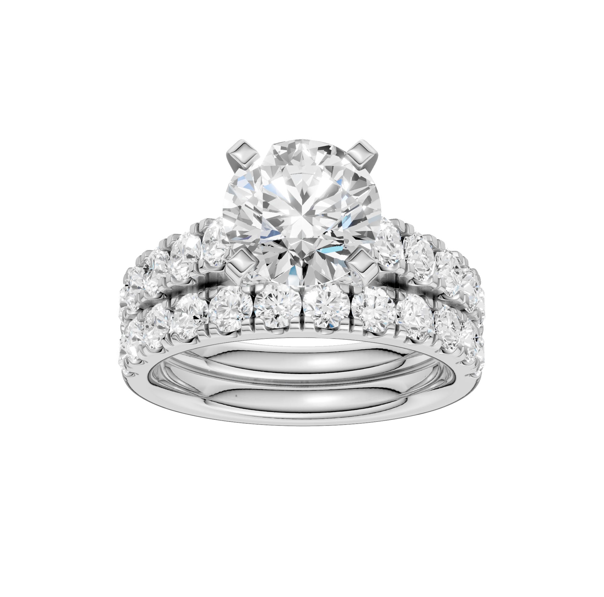 14K 3.50CT Lab Grown Diamond Bridal 67795