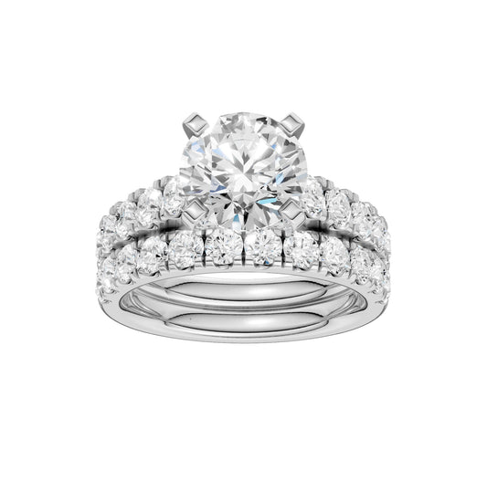 14K 3.50CT Lab Grown Diamond Bridal 67795
