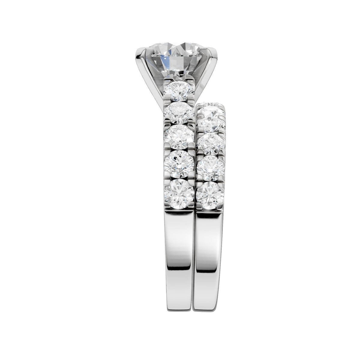 14K 3.50CT Lab Grown Diamond Bridal 67795