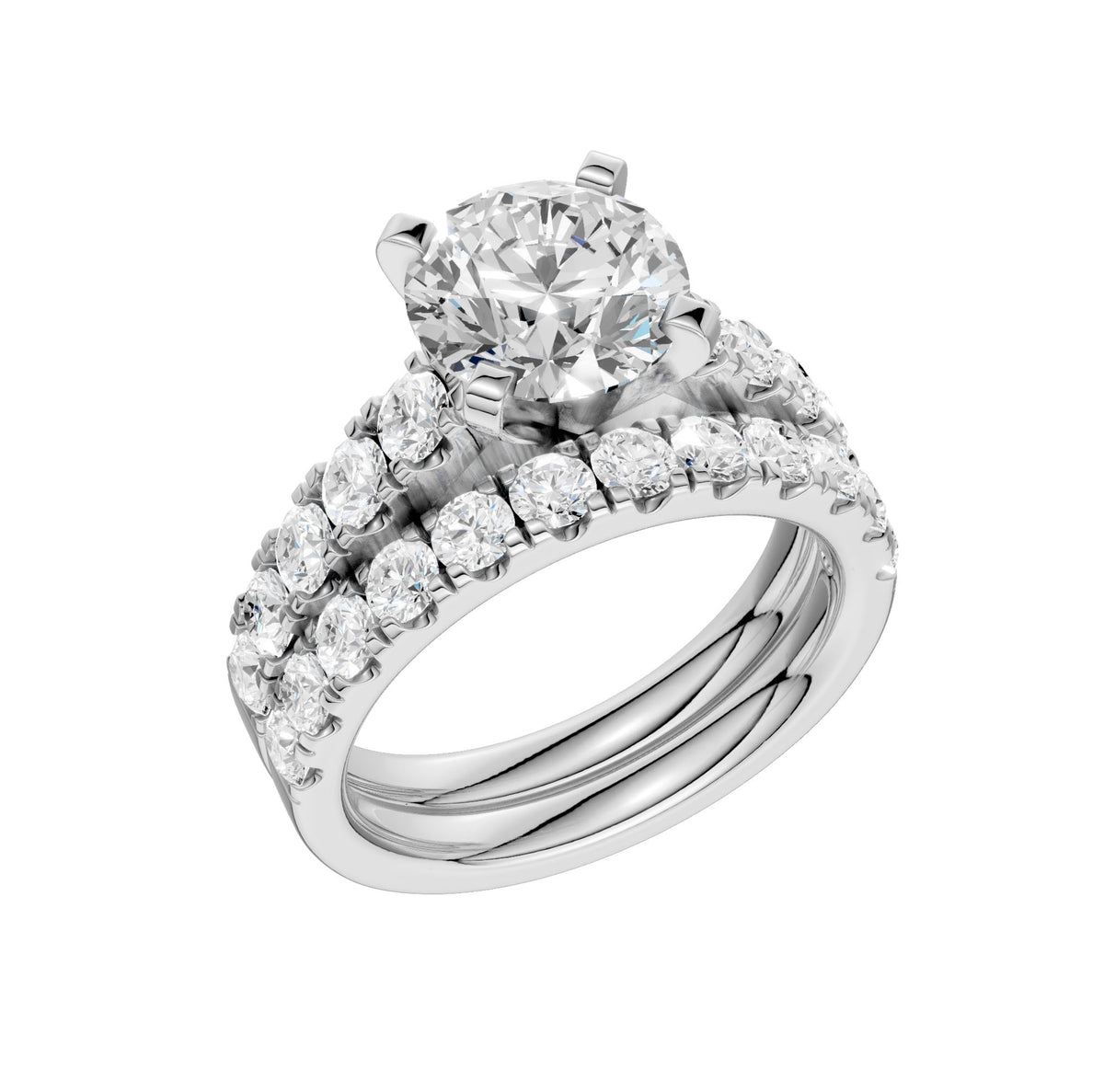 14K 3.50CT Lab Grown Diamond Bridal 67795