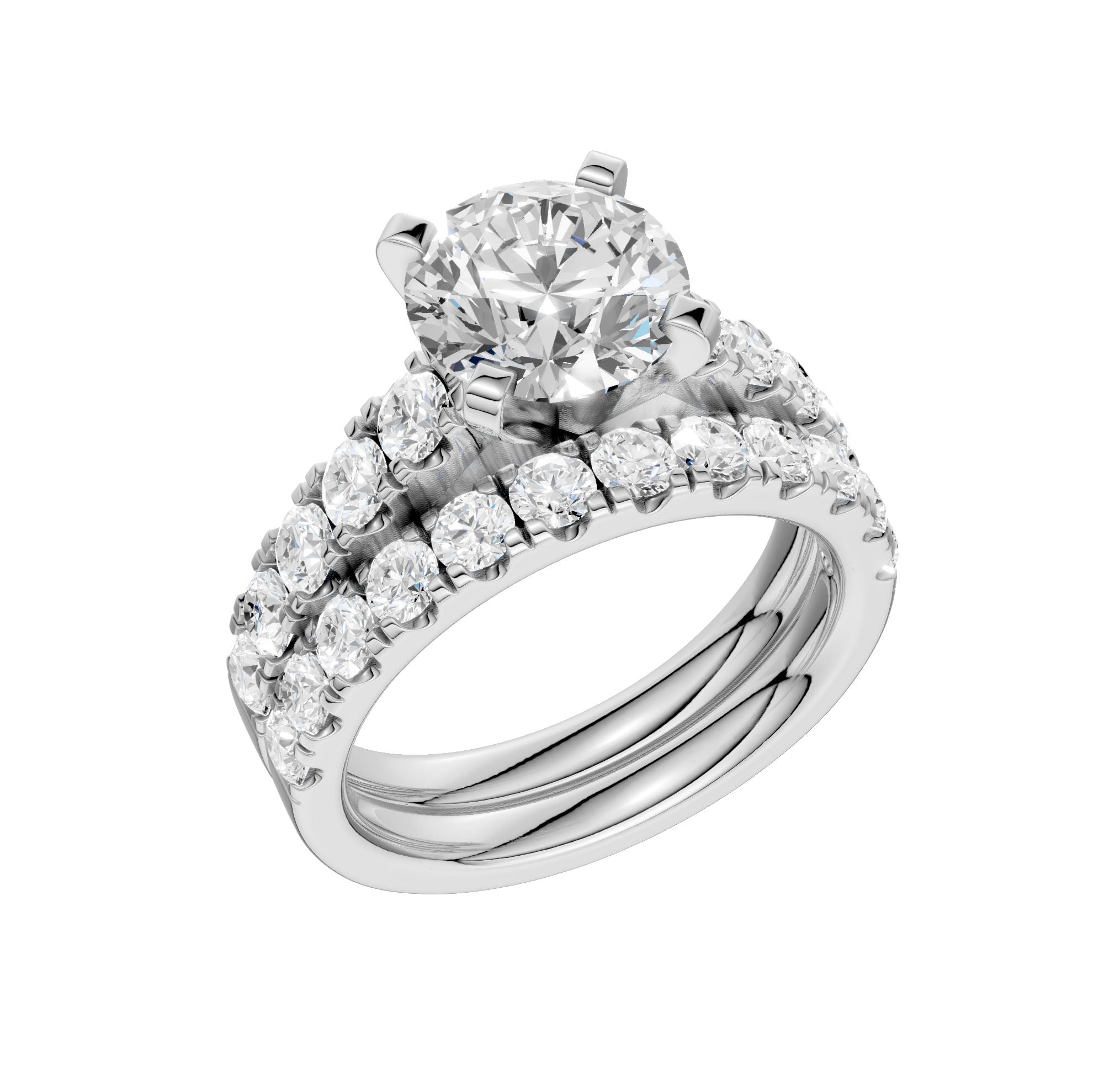 14K 3.50CT Lab Grown Diamond Bridal 67795